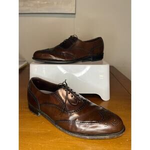Dexter Classic Burgundy Leather Wingtip Oxfords Dress Shoes Mens Sz 11 USA